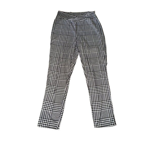 Fashion Nova Black & White Gingham Two-Piece Set Crop Top Pants Large Sexy Cute - Picture 4 of 11